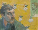 Self-Portrait Dedicated to Vincent van Gogh. Les Miserables 1888